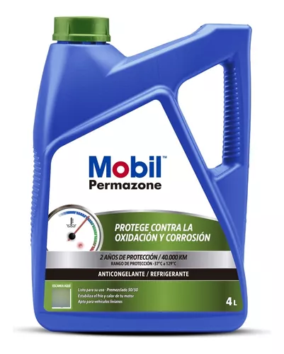 Mobil Permazone Anticongelante y Refrigerante 4L
