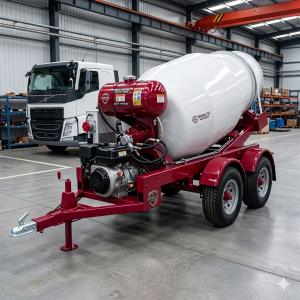 Trailer Mixer Mezclador de Concreto hormigon 2 m3 Portatil